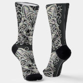 Schwarze Mutter der Perlensocken Socken (Gewinkelt)