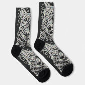 Schwarze Mutter der Perlensocken Socken (Rechts)