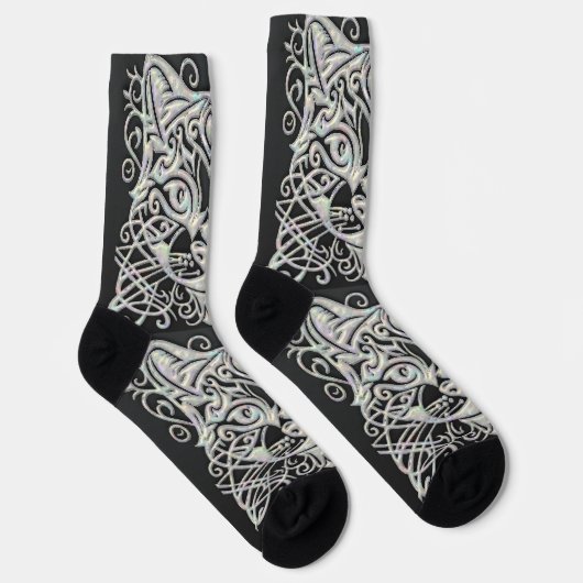 Schwarze Mutter der Perlensocken Socken (Rechts)
