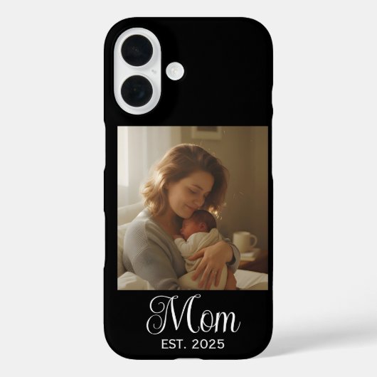Schwarze Mutter etablierte Skript Foto Case-Mate iPhone Hülle (Rückseite)
