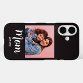 Schwarze Mutter etabliertes Skript Foto Case-Mate iPhone Hülle (Rückseite (Horizontal))