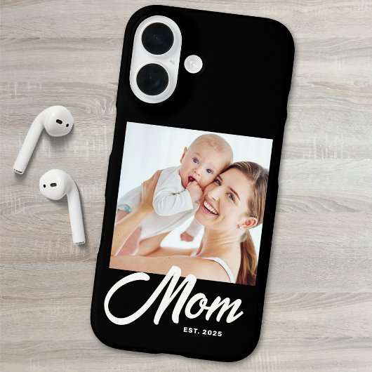 Schwarze Mutter etabliertes Skript Foto Case-Mate iPhone Hülle