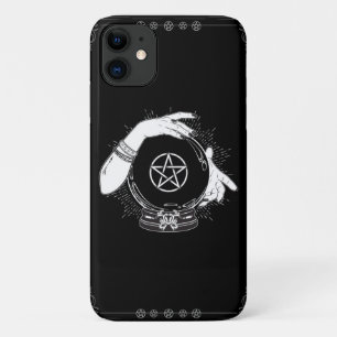 Schwarze mystische Wahrsagerin Mystischer Kristall Case-Mate iPhone Hülle