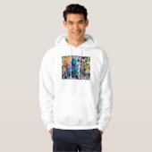 Schwarze Nacht - Comic Hoodie (Vorne ganz)