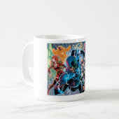 Schwarze Nacht - Comic Kaffeetasse (Vorderseite Links)