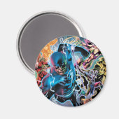 Schwarze Nacht - Comic Magnet (Vorderseite/Rückseite)