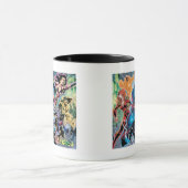 Schwarze Nacht - Comic Tasse (Zentrum)