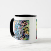 Schwarze Nacht - Comic Tasse (Vorderseite Links)