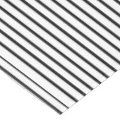 Schwarze Nadelstreifen-Tischdecke Tischdecke (Schrägansicht)