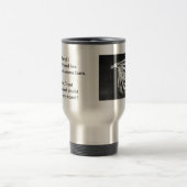 "Schwarze Nassfliege - grausame Forelle" Tasse (Mittel)