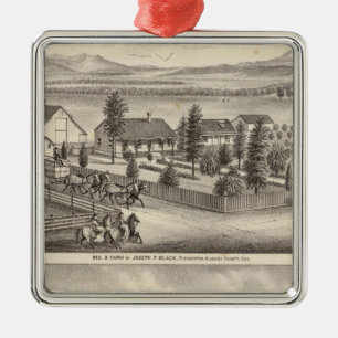 Schwarze, Nealresidenzen, Grundstücke Ornament Aus Metall