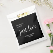 Schwarze Nichts Fancy Nur Liebe Hochzeit Geschenktütchen (Versiegelt)