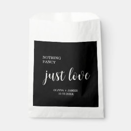 Schwarze Nichts Fancy Nur Liebe Hochzeit Geschenktütchen