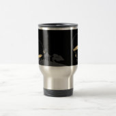 SCHWARZE NINJA REISEND-TASSE REISEBECHER (Mittel)