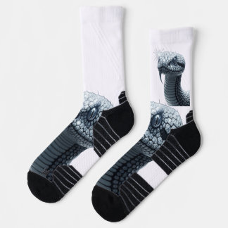 Schwarze Obsidian- und Diamant-Socken Socken
