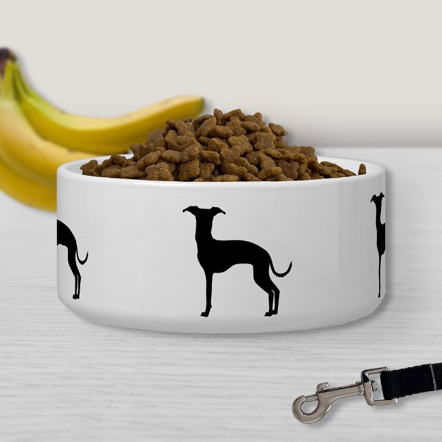 Schwarze (oder Ihre Farbe) italienische Grauhound- Napf (Von Creator hochgeladen)