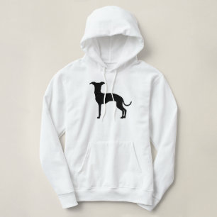 Schwarze (oder Ihre Farbe) Italienische Windhund-S Hoodie