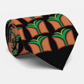 Schwarze OFL Logokrawatte Krawatte (Gerollt)