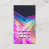 Schwarze Ohrsichtkarte für das Logo Visitenkarte (Rückseite)