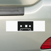 schwarze oldschool Bandikone Autoaufkleber (Auf Auto)