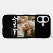 Schwarze Oma Established Schrift Foto Case-Mate iPhone Hülle (Rückseite (Horizontal))