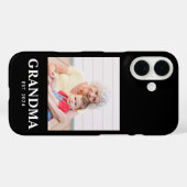 Schwarze Oma etablierte fettes Foto Case-Mate iPhone Hülle (Rückseite (Horizontal))