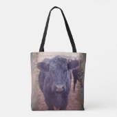 SCHWARZE ONYX TOTE BAG TASCHE (Rückseite)