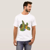 Schwarze Opal-Schildkröte T-Shirt (Vorne ganz)