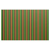 Schwarze Orange Grüne Vertikale Streifen Design Stoff (Yard (91,4 cm))