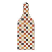 SCHWARZE ORANGE ROTE BROWLE FALL CUBES SCHNEIDEBRETT (Vorderseite)