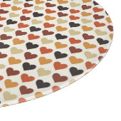 SCHWARZE ORANGE ROTE BROWN FALL HEARS SCHNEIDEBRETT (Ecke)