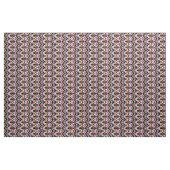 Schwarze, orange und rosa Hand gezeichnetes Stoff (Yard (91,4 cm))