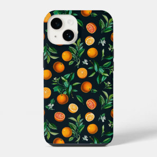 Schwarze Orangen Frucht iPhone 14 Case-Mate Hülle