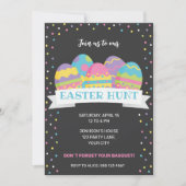 SCHWARZE Ostereier HUNT EINLADEN Ankündigung (Vorderseite)