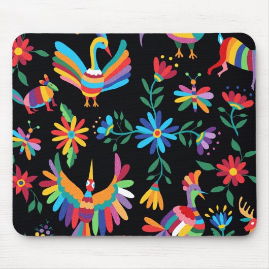Schwarze Otomi-Maus-Pad Mousepad (Vorne)
