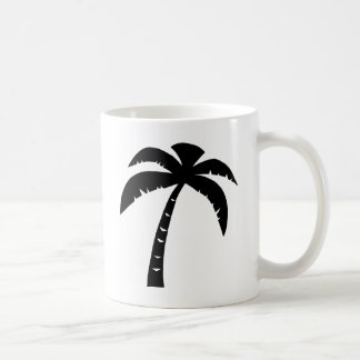 Schwarze Palme Kaffeetasse