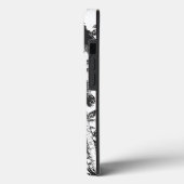 Schwarze Palmen Case-Mate iPhone Hülle (Rückseite / Links)