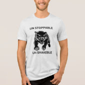 SCHWARZE PANTA Tri-Blend SHIRT (Vorderseite)