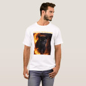Schwarze Panther-Feuerkraft T-Shirt (Vorne ganz)