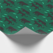 Schwarze Panther Geschenkpapier (Ecke)