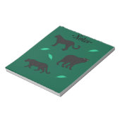Schwarze Panther Notizblock (Rotiert)