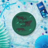 Schwarze Panther Pappteller (Party)