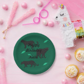 Schwarze Panther Pappteller (Party)