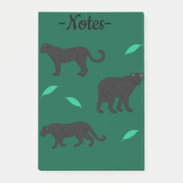 Schwarze Panther Post-it Klebezettel