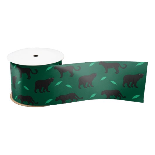 Schwarze Panther Satinband (Spule)