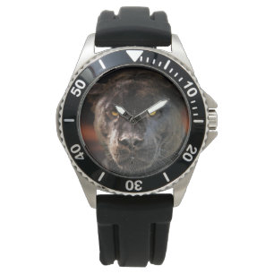 SCHWARZE PANTHER WRIST WATCH ARMBANDUHR