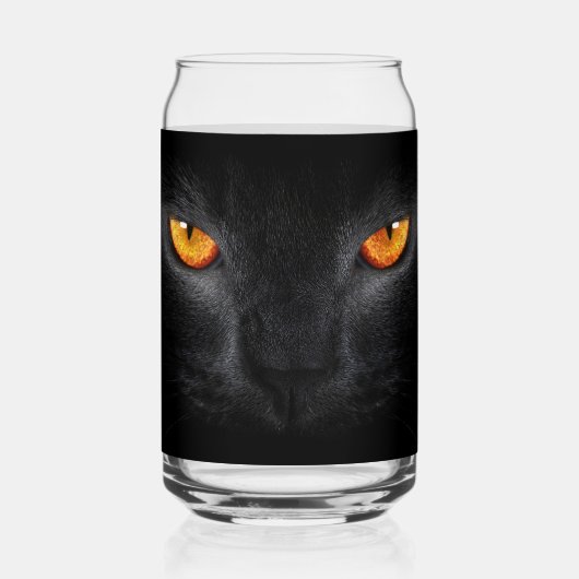 Schwarze Pantheraugen Dosenglas (Vorderseite)