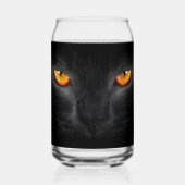 Schwarze Pantheraugen Dosenglas (Rückseite)
