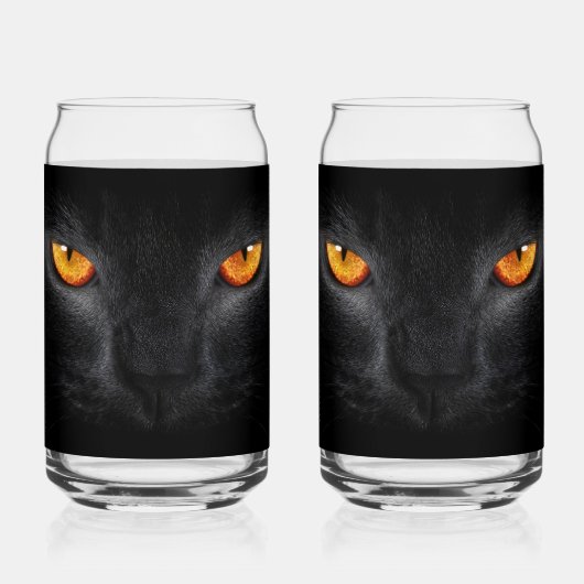 Schwarze Pantheraugen Dosenglas (Vorderseite)