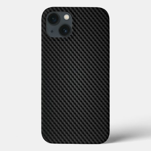 Schwarze Paraaramid-synthetische Textur Case-Mate iPhone Hülle (Rückseite)